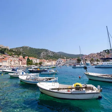 In Hvar Town With Sea View, Terrace, Air Conditioning, Wi-fi Lejlighed Hvar Town